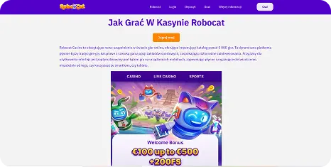 RoboCat Casino evaluado en Fowlplay